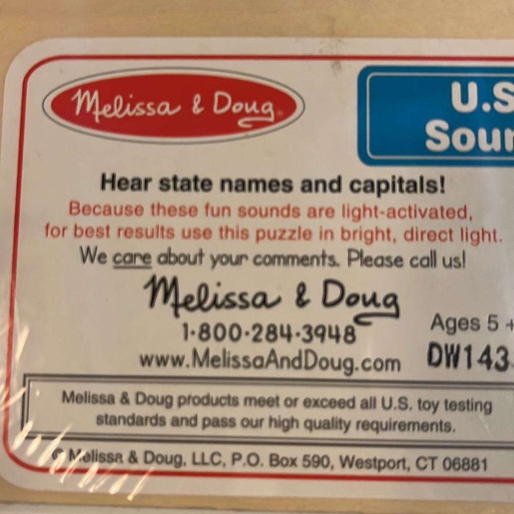 Melissa & Doug USA map sound puzzle - Picture 8 of 10